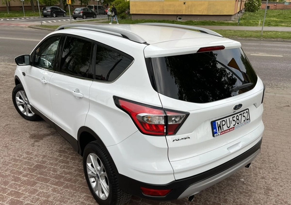 Ford Kuga cena 61700 przebieg: 198555, rok produkcji 2017 z Olsztynek małe 704